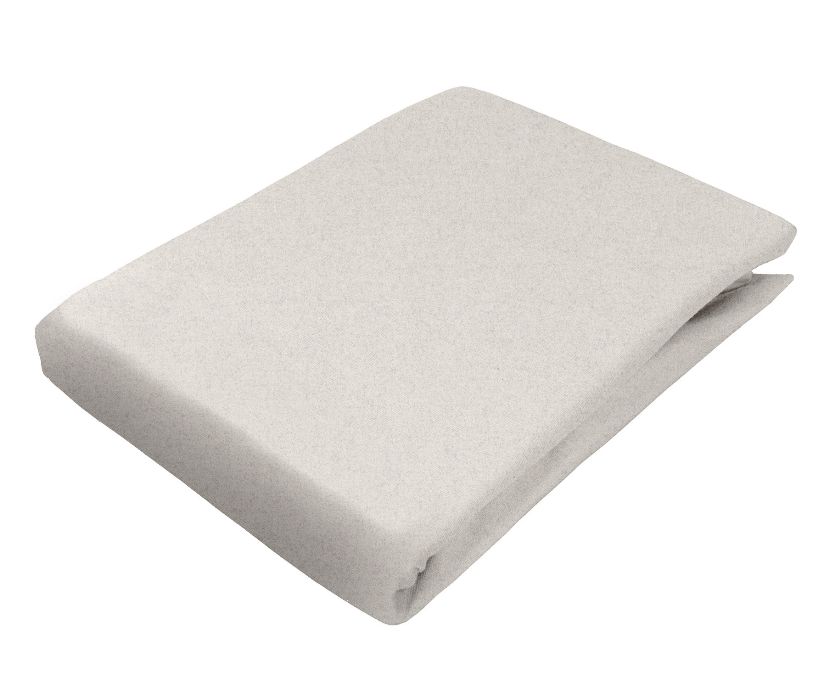 ELASTICKÉ PROSTĚRADLO, flanel, šedobéžová, 90/200 cm - šedobéžová, Basics, textil (90/200cm) - Novel