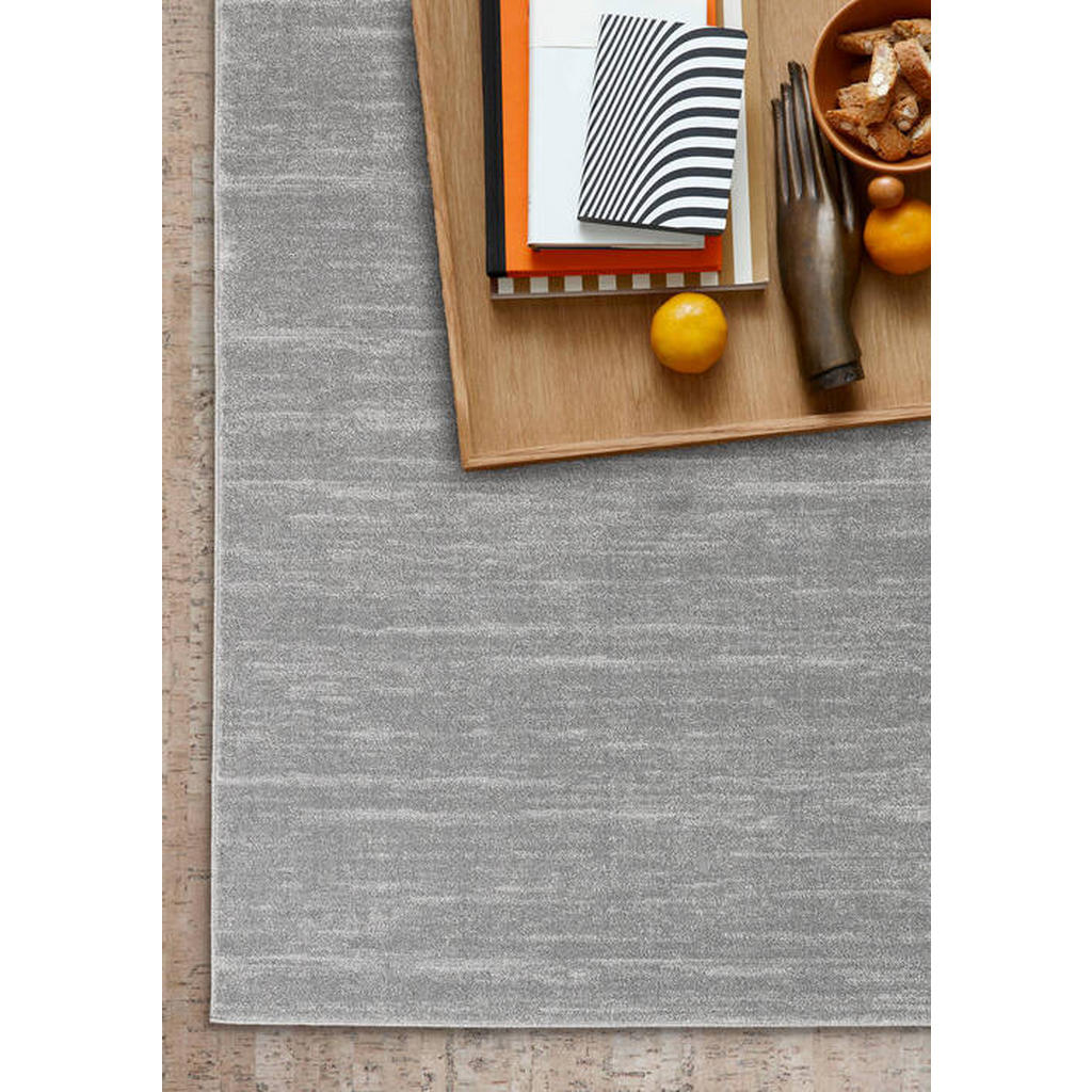Thumbnail - Schöner Wohnen Webteppich Balance, Hellgrau, Textil, rechteckig, 133x190 cm, Bsci, Oeko-Tex® Standard 100, für Fußbodenh...