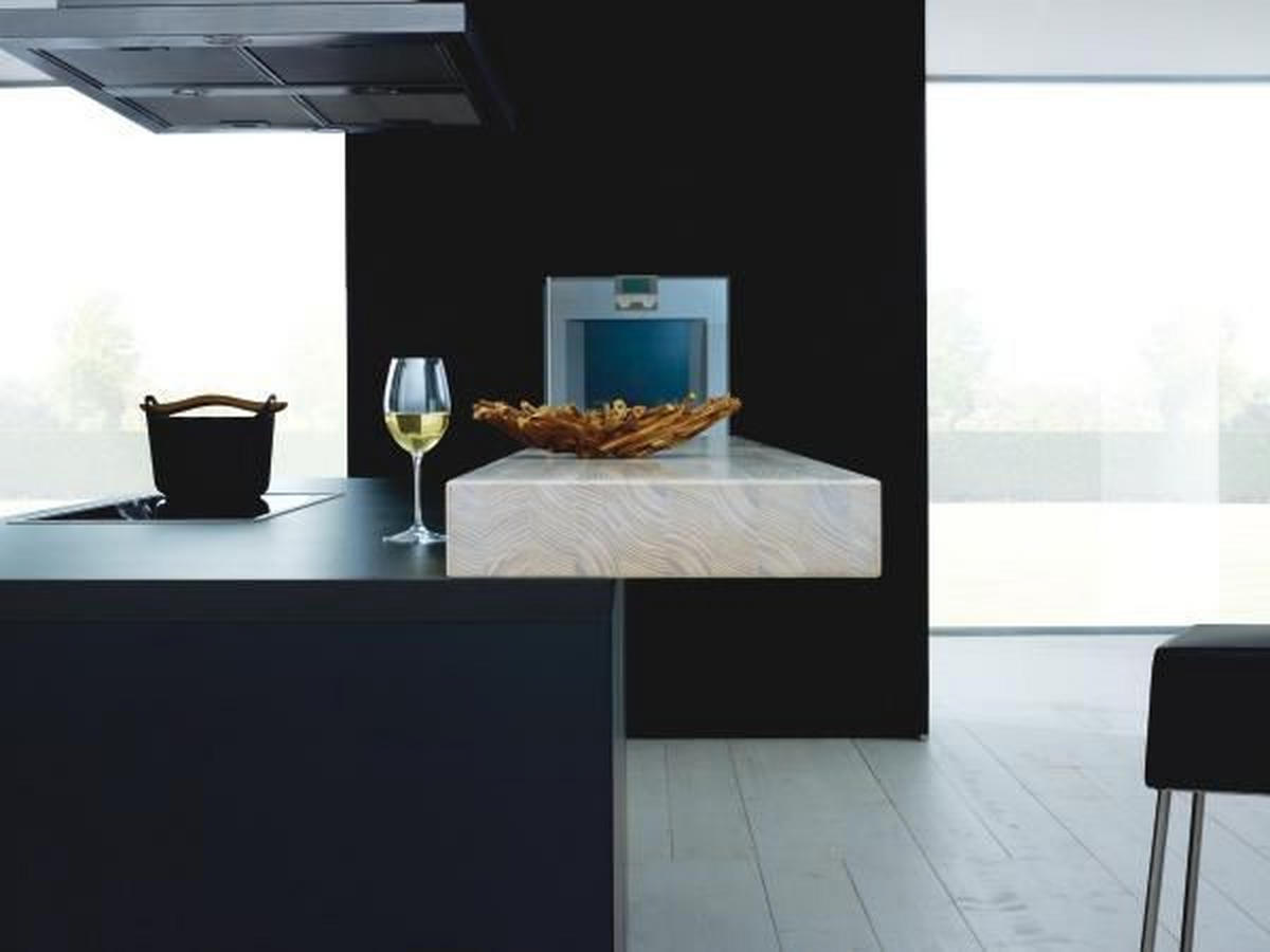 EINBAUKÜCHE   - Schwarz, Design, Holzwerkstoff - Next 125