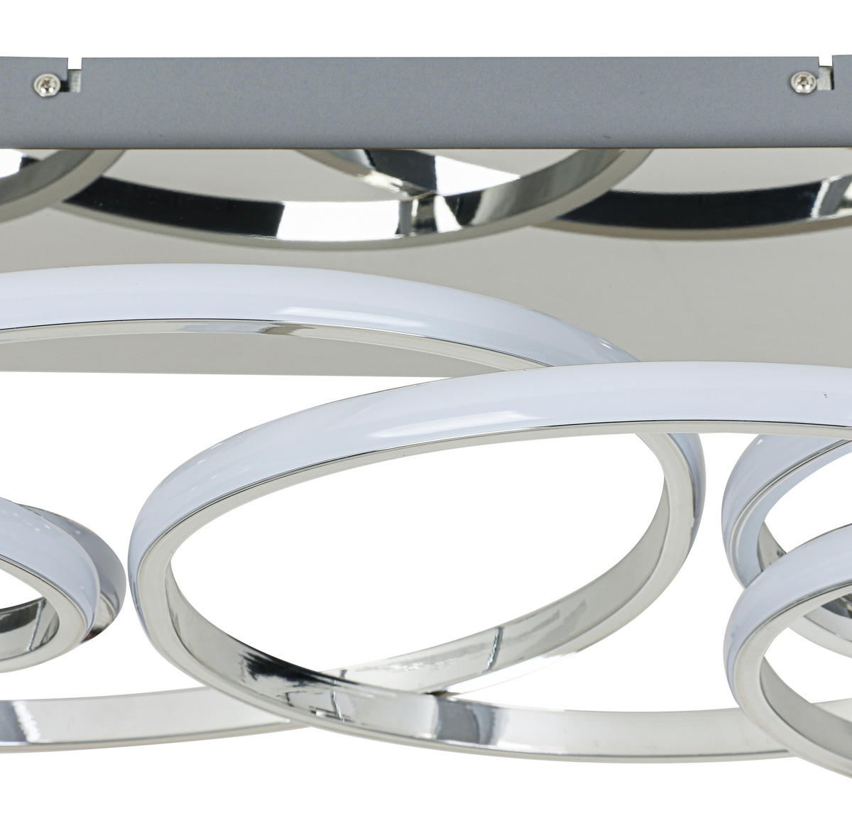 DECKENLEUCHTE 70/40/25 cm  - Chromfarben, Trend, Kunststoff/Metall (70/40/25cm) - Collett's Monde