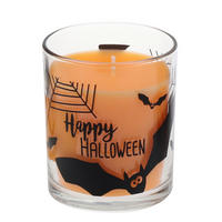 KERZE - Dunkelgelb/Orange, Basics, Paraffin (6,5/7,9cm)