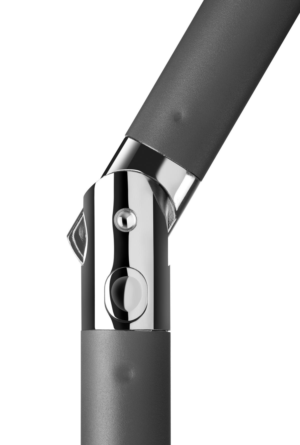 DOPPELSONNENSCHIRM   - Anthrazit/Grün, Basics, Textil/Metall (300/220/150cm) - Schneider