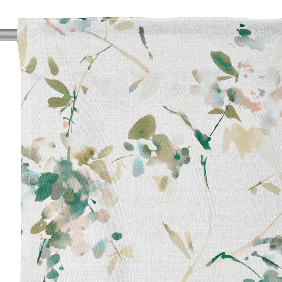 HOTOVÝ ZÁVES, nepriehľadné, 140/245 cm - zelená, Konventionell, textil (140/245cm) - Esposa