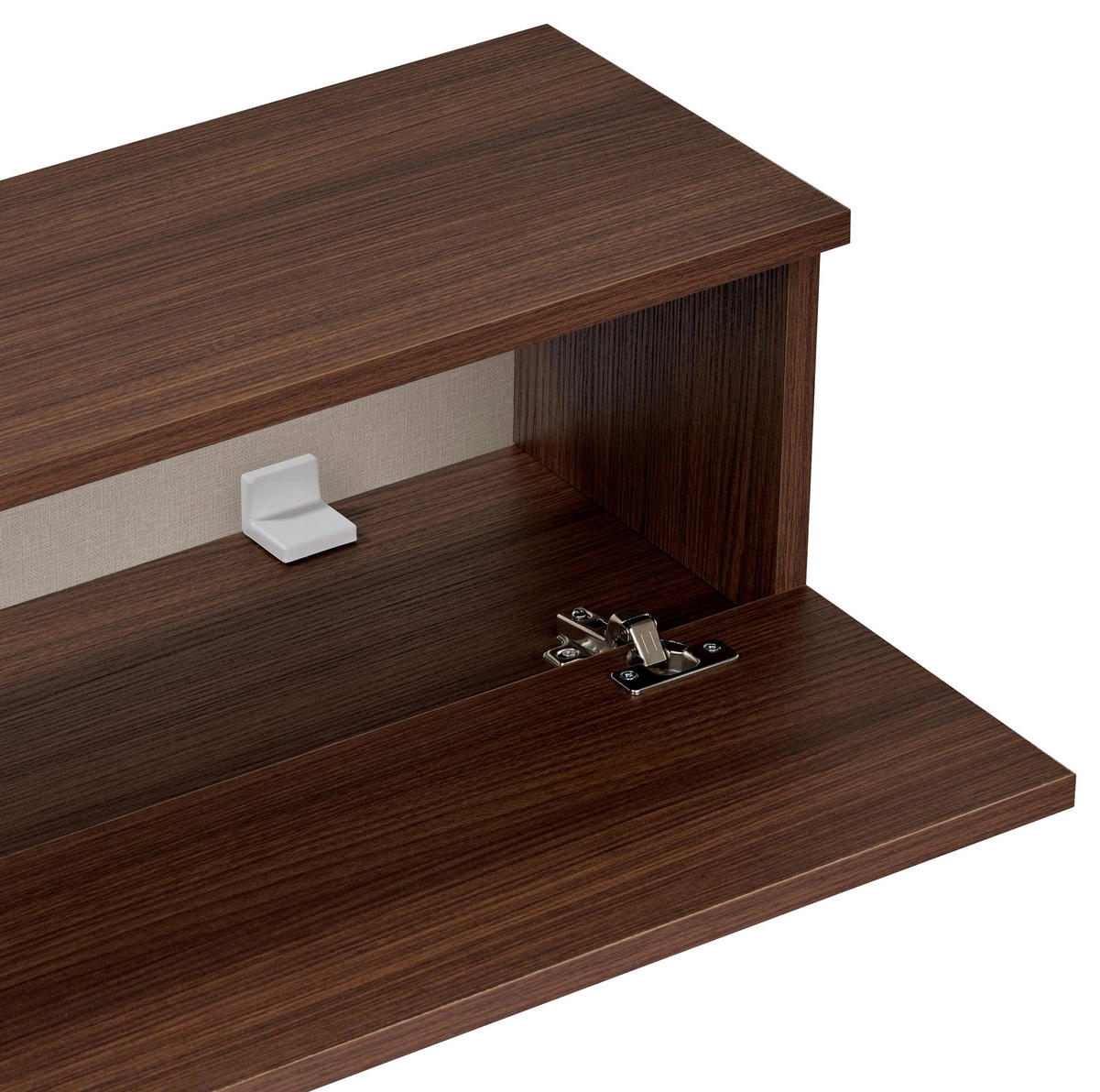 TV-ELEMENT Holzwerkstoff Walnussfarben  - Walnussfarben, MODERN, Holzwerkstoff (160/25/25cm) - MID.YOU
