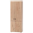 GARDEROBE 5-teilig  in 260/204/38 cm  - Eichefarben, Natur, Holz/Holzwerkstoff (260/204/38cm) - Linea Natura