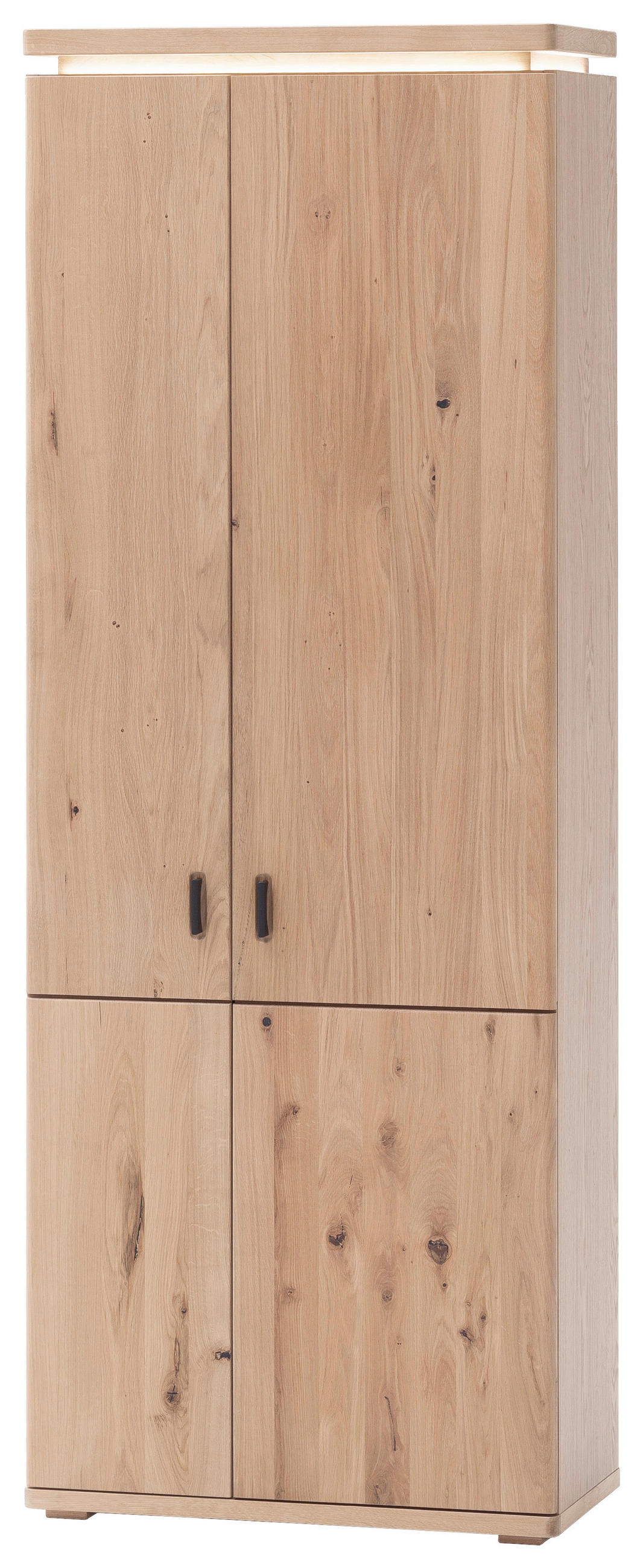 GARDEROBE 5-teilig  in 260/204/38 cm  - Eichefarben, Natur, Holz/Holzwerkstoff (260/204/38cm) - Linea Natura