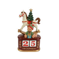 KARÁCSONYI FIGURA - többszínű, Basics, műanyag (13/23,5/7,5cm)