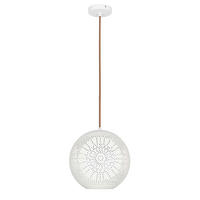 PENDELLAMPA Bene  - vit, Design, metall (25/25cm)