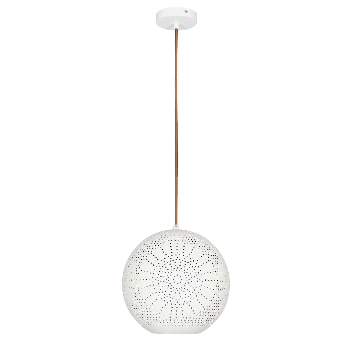 PENDELLAMPA Bene  - vit, Design, metall (25/25cm)