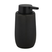 SEIFENSPENDER FABLO  - Schwarz, Basics, Keramik/Kunststoff (9,5/17,5/8cm) - Wenko