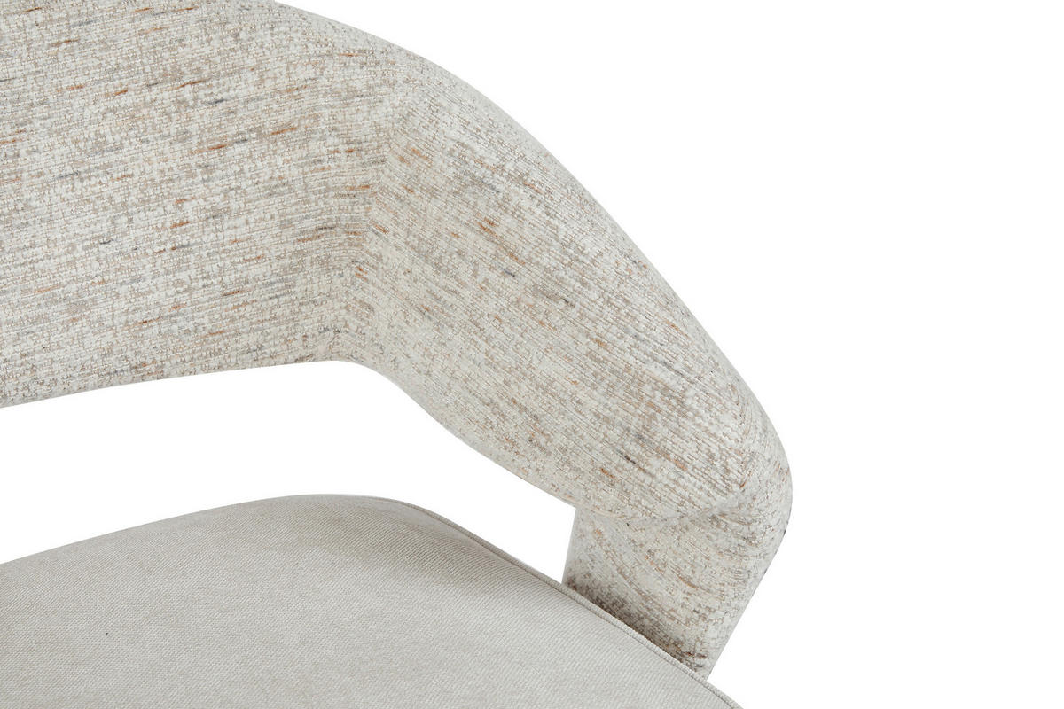 RELAXSESSELSET Leinenoptik Hocker    - Beige/Schwarz, Design, Textil/Metall (78/77-88/74cm) - Carryhome