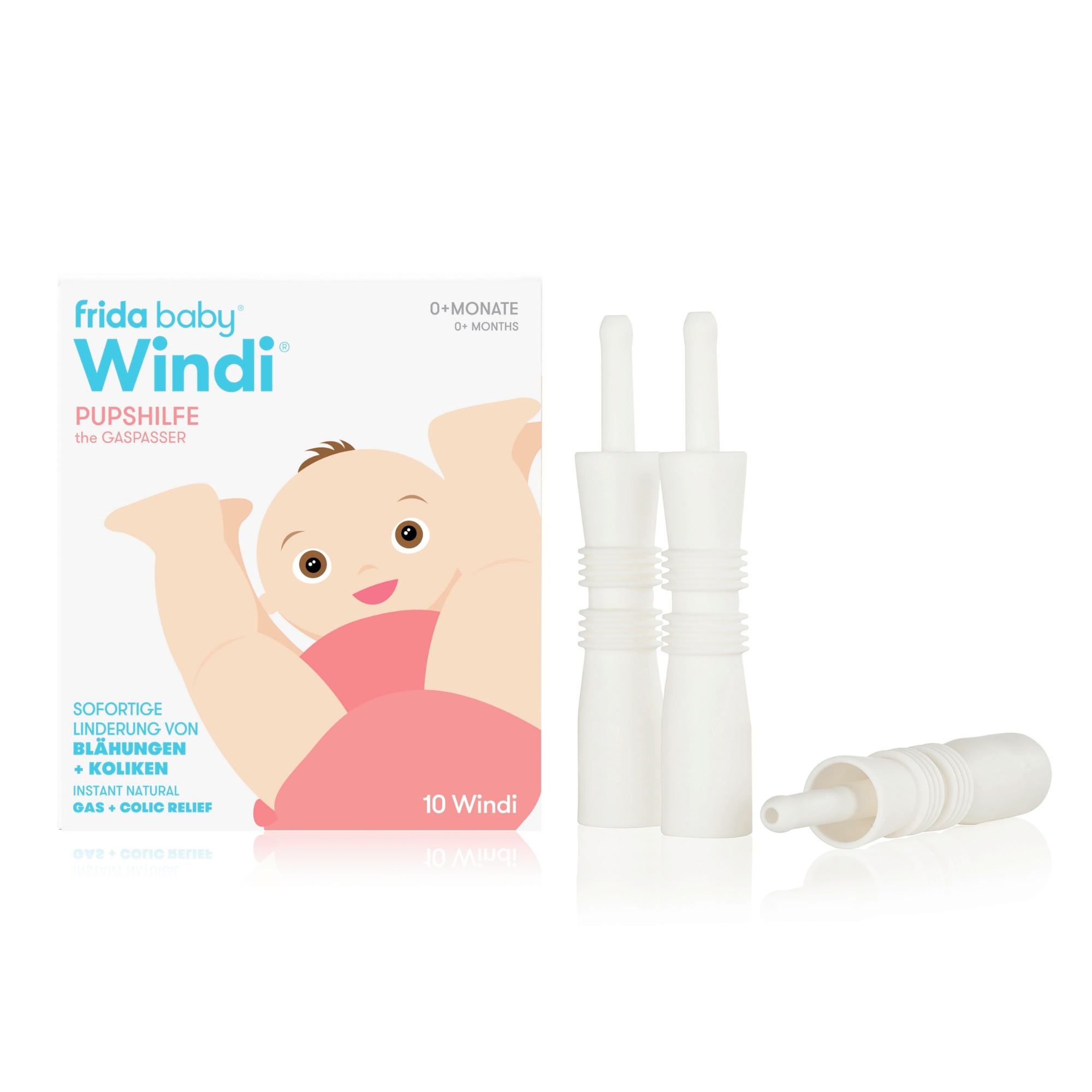 BLÄHHILFE FRIDA BABY  - Weiß, Basics, Kunststoff (8,5/9,9/3,5cm)