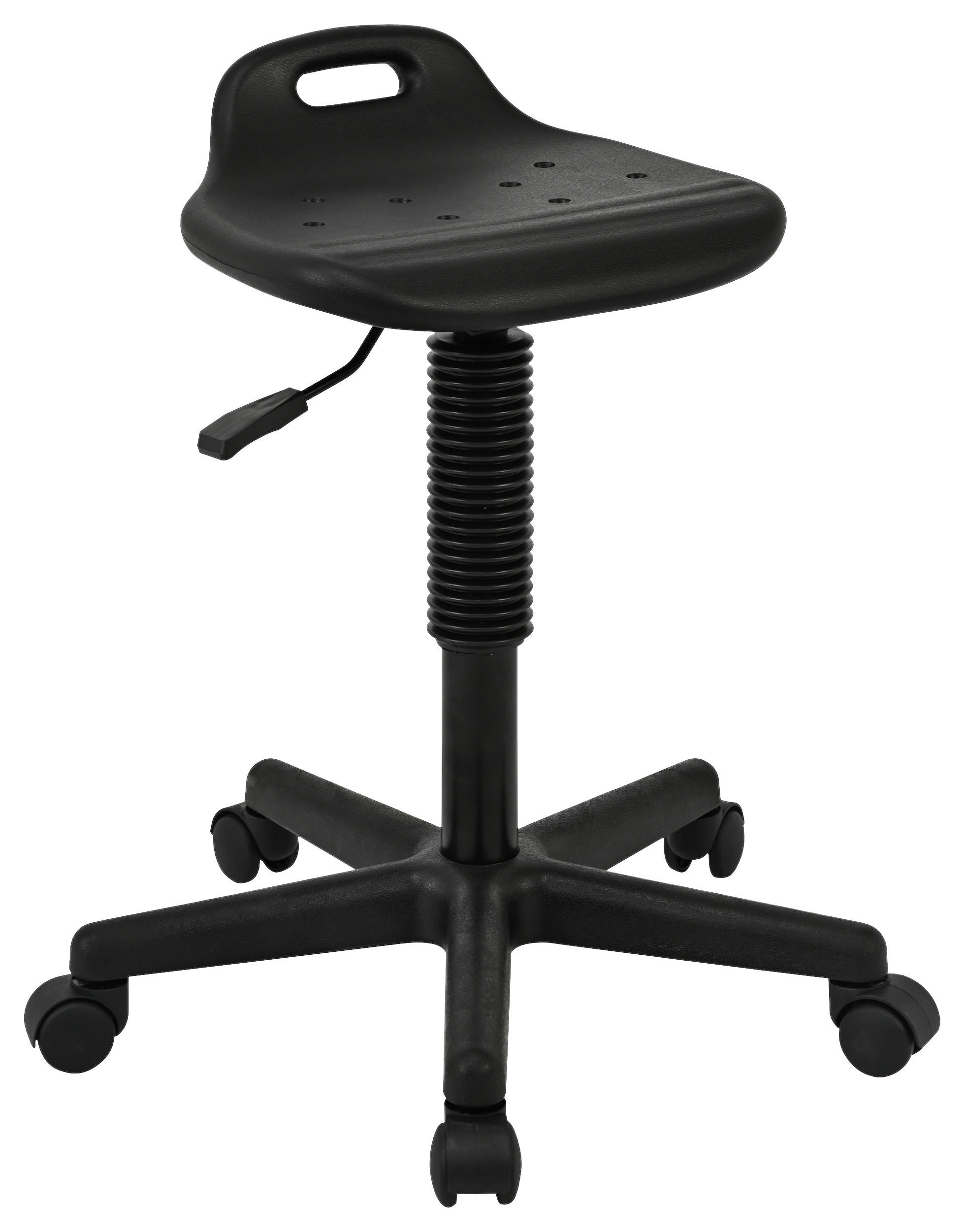 KONTORSPALL  svart  - svart, Modern, metall/plast (57/46-62/55cm) - Carryhome