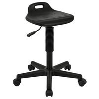 KONTORSPALL  svart  - svart, Modern, metall/plast (57/46-62/55cm) - Carryhome