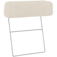 NACKSTÖD i flatväv  - beige, Design, metall/textil (58/59/15cm) - Pure Home Comfort