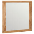 WANDSPIEGEL 80/80/2 cm    in quadratisch  - Eichefarben, KONVENTIONELL, Glas/Holz (80/80/2cm) - Carryhome