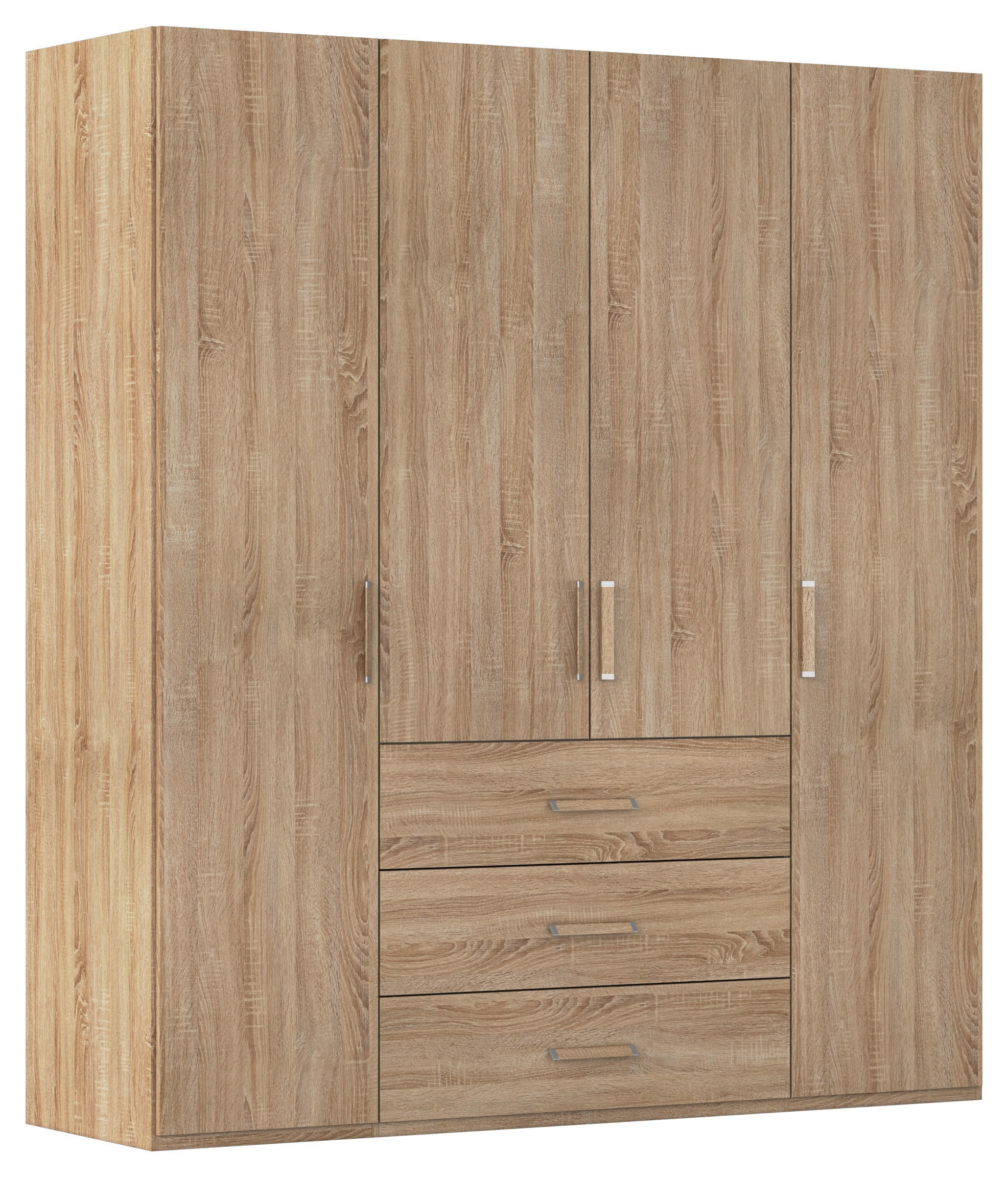 Novel Drehtürenschrank Sonoma Eiche 201x223x60 cm