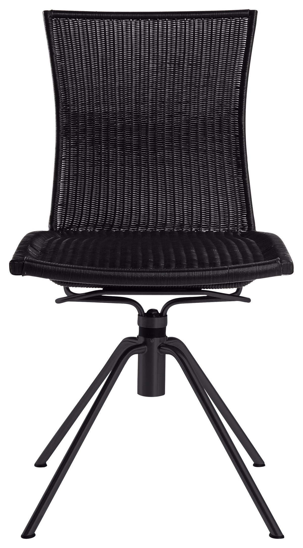 GARTENSTUHL Schwarz  - Schwarz, Basics, Kunststoff (52/91/58cm) - Musterring
