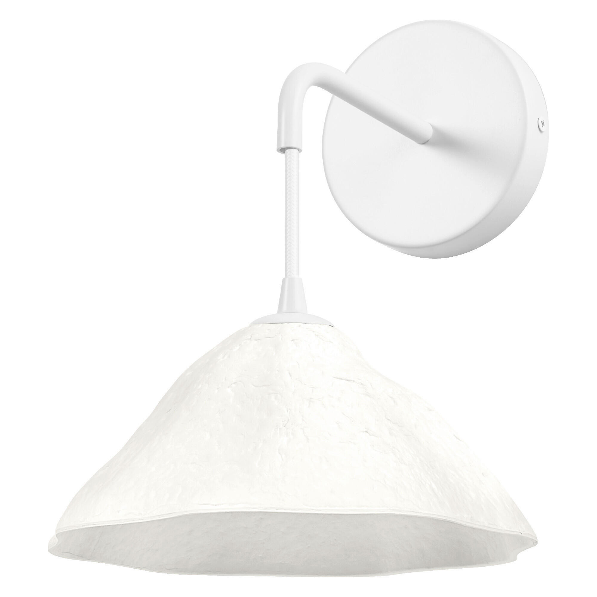WANDLEUCHTE 21.9/27.2/26 cm   - Basics, Papier/Metall (21.9/27.2/26cm) - Osram