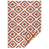 OUTDOORTEPPICH 240/340 cm Twin Creme, Terracotta  - Terracotta/Creme, Basics, Kunststoff (240/340cm)