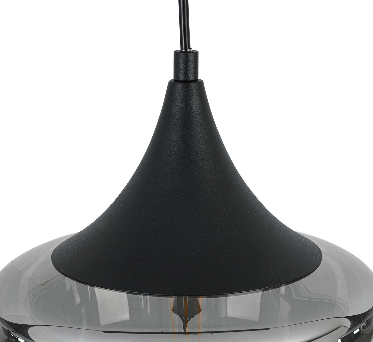 VISEČA SVETILKA     80/22/120 cm        3x25 W E27 - barve kroma/črna, Konvencionalno, kovina/umetna masa (80/22/120cm) - Novel