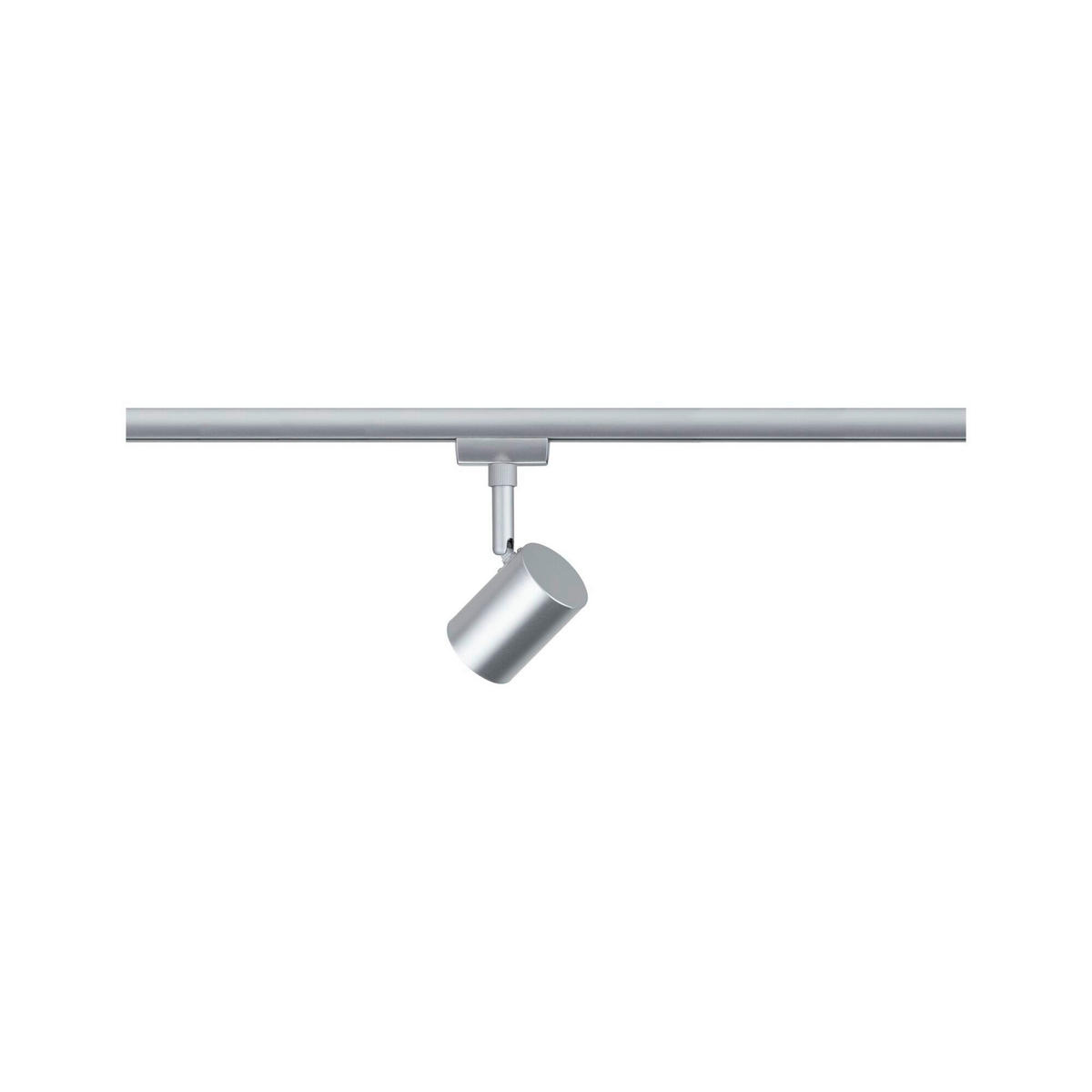 SCHIENENSYSTEM-STRAHLER - Chromfarben, Design, Glas/Metall (15/7/5cm) - Paulmann