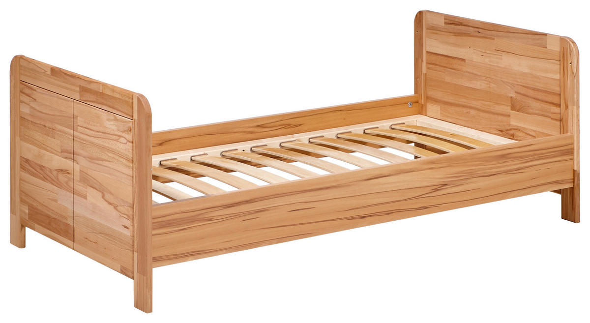 GITTERBETT Simone 70/140 cm  - Buchefarben/Naturfarben, KONVENTIONELL, Holz/Holzwerkstoff (70/140cm) - Jimmylee
