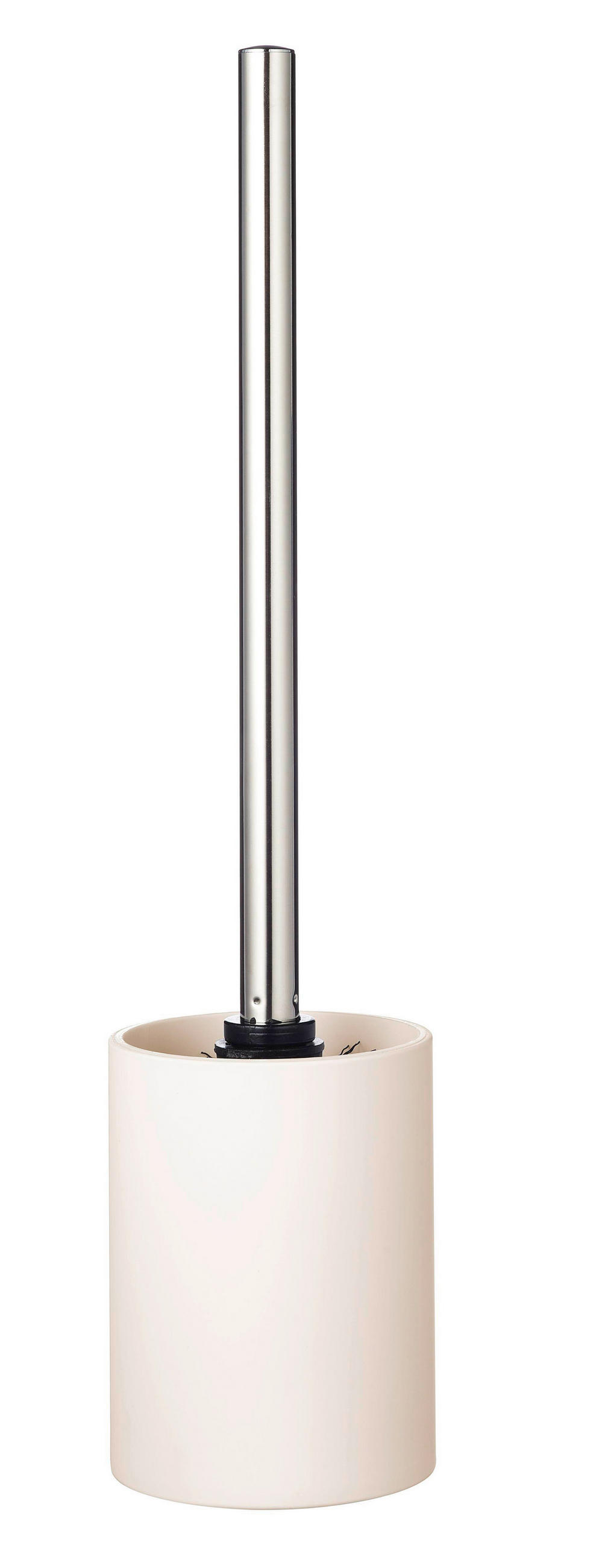 WC-BÜRSTENGARNITUR in Kunststoff  Kunststoff   - Chromfarben/Beige, Basics, Kunststoff (8,5/37,6/8,5cm) - Sadena