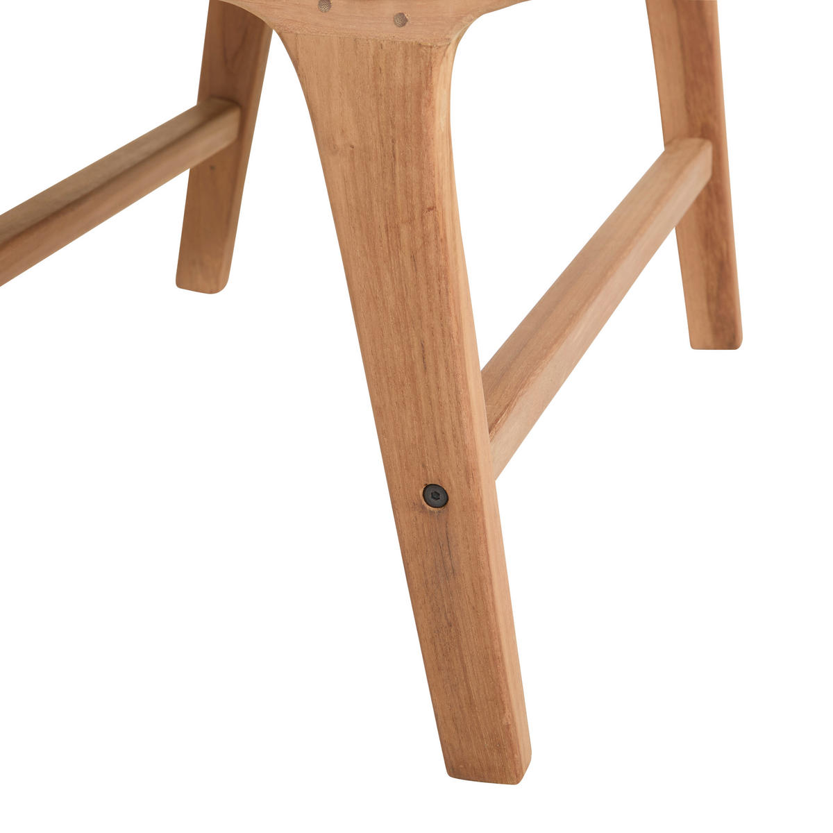 HOCKER in Holz, Leder Braun, Naturfarben  - Braun/Naturfarben, Design, Leder/Holz (65/40,5/46cm) - Livetastic