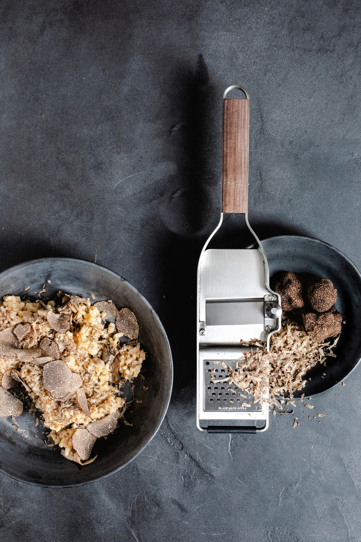 RENDE - boja oraha, Osnovno, drvo/metal (34,5/10/4cm) - MICROPLANE