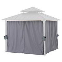 PAVILLON-SEITENTEIL   - Grau, Basics, Kunststoff (265/221cm) - Modante