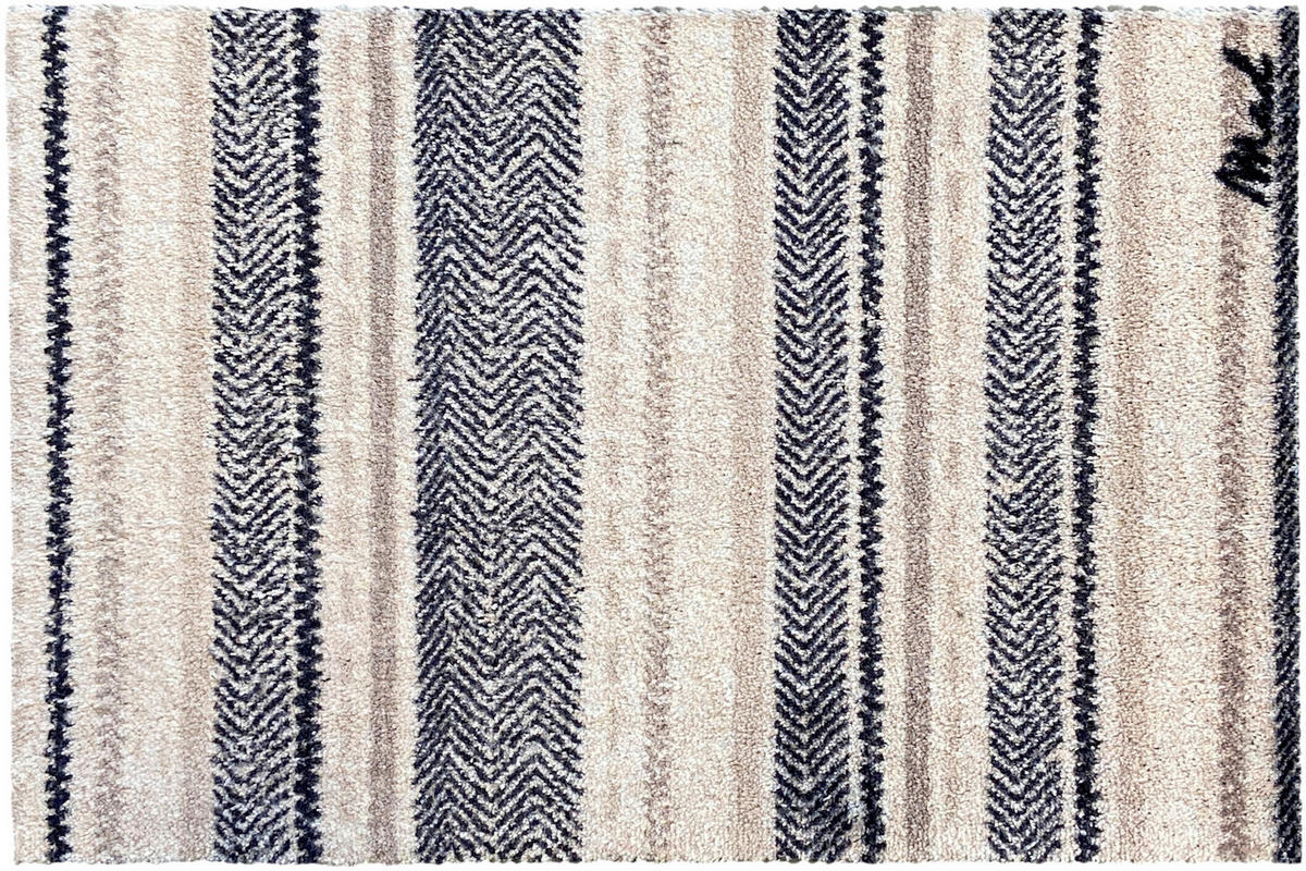 FUßMATTE  50/75 cm  Grau, Beige  - Beige/Grau, Trend, Kunststoff (50/75cm) - madaboutmats