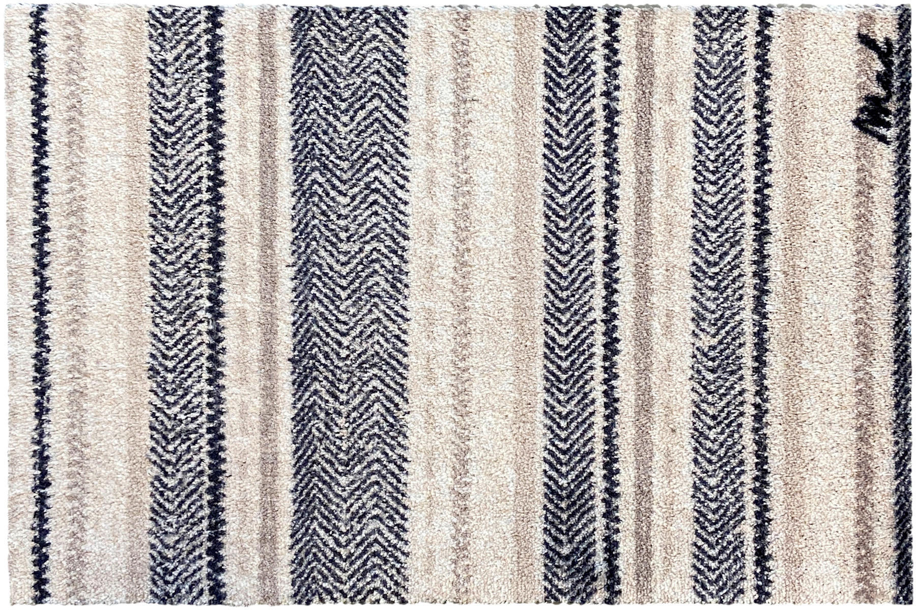madaboutmats Fussmatte Touch Grau, Beige 50x75 cm