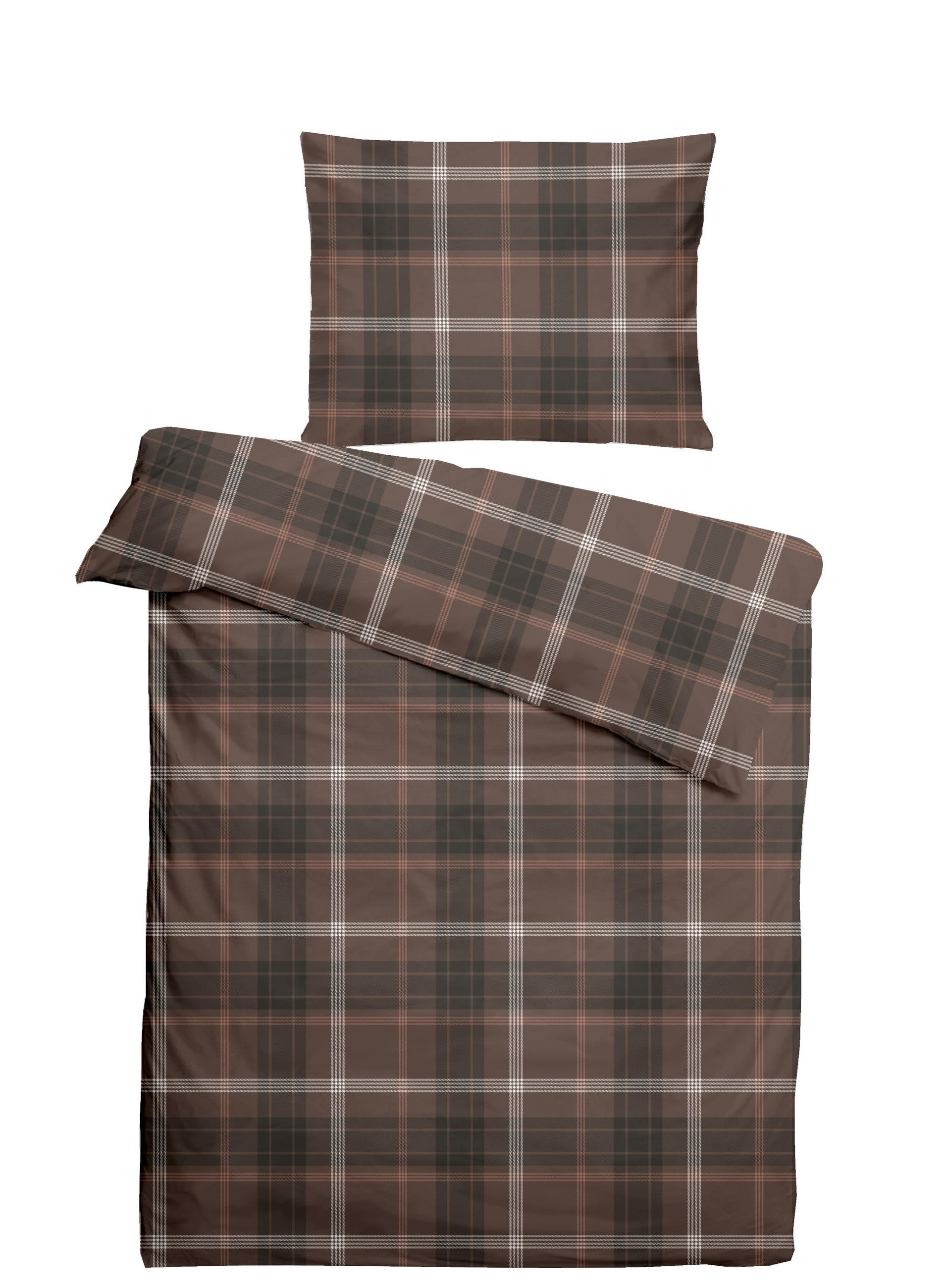 BETTWÄSCHE Herbst/Winter Kollektion 2025 Flanell 140/200 cm  - Mokka, Basics, Textil (140/200cm)