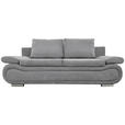 SCHLAFSOFA Jacquard Dunkelgrau  - Chromfarben/Dunkelgrau, Design, Textil (200/78/90cm) - Venda