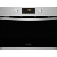 EINBAUMIKROWELLE PMPK3 4545 IN  - Silberfarben/Schwarz, Basics, Glas/Metall (59,5/45,5/53,5cm) - Privileg