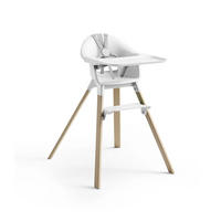 HOCHSTUHL Clikk  - Naturfarben/Weiß, LIFESTYLE, Holz/Kunststoff (69/56/82,5cm) - Stokke