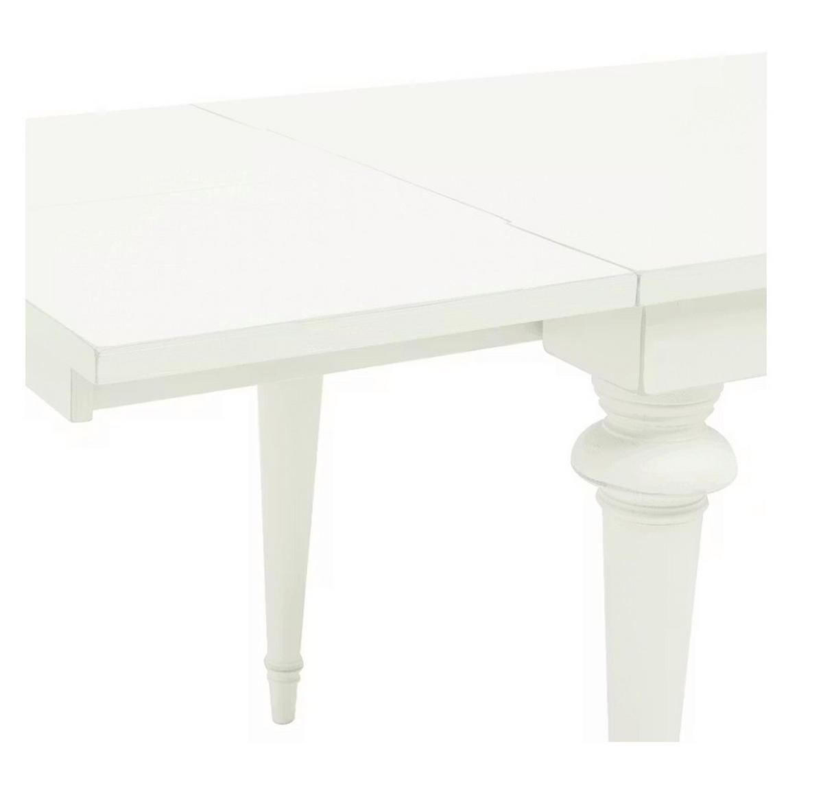 ESSTISCH Weiß rechteckig  ausziehbar  - Weiß, LIFESTYLE, Holz (182-232/76/90cm) - Livetastic