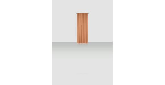 FERTIGVORHANG blickdicht  - Terracotta, Basics, Textil (140/255cm) - Novel
