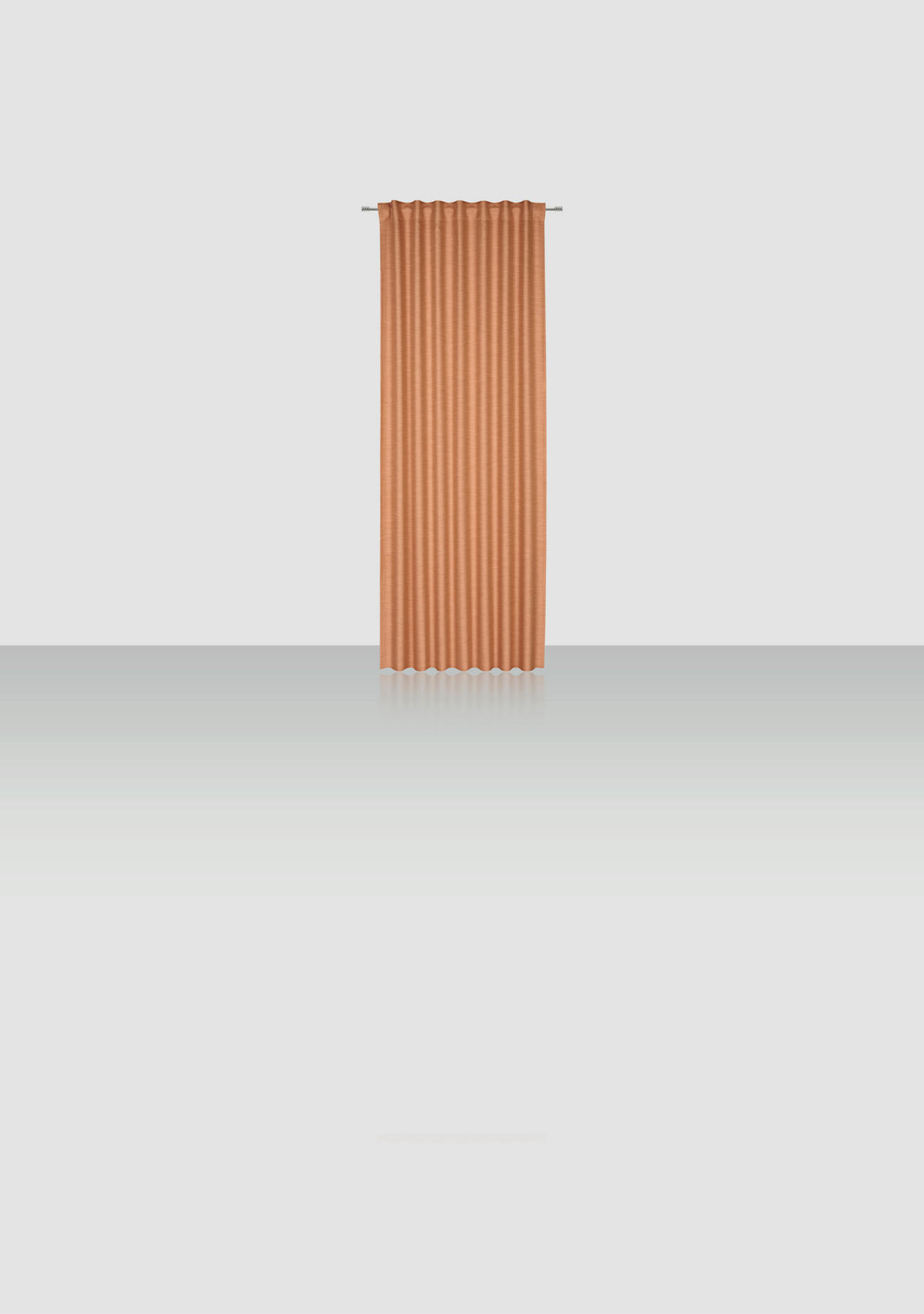 HOTOVÝ ZÁVĚS, neprůsvitné, 140/255 cm - terracotta, Basics, textil (140/255cm) - Novel