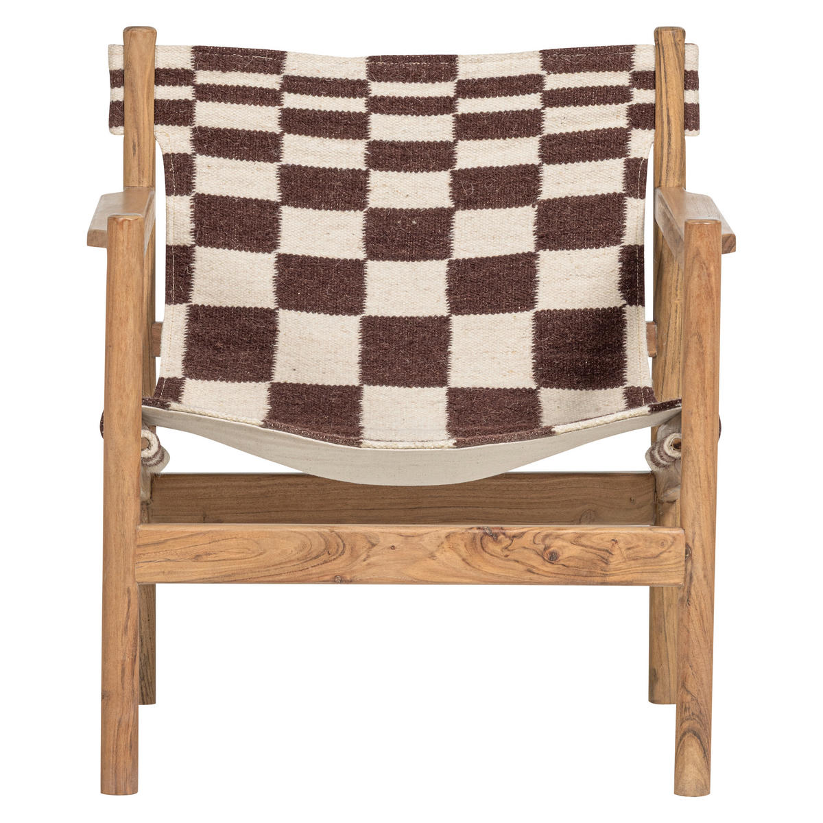 SESSEL in Webstoff Braun, Naturfarben  - Braun/Naturfarben, MODERN, Holz/Textil (73/76/67cm) - Livetastic