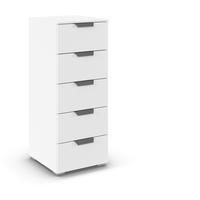 KOMMODE  in 40/100/35 cm  - Chromfarben/Weiß, Design, Holzwerkstoff/Metall (40/100/35cm) - Carryhome