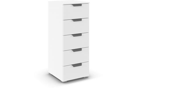 KOMMODE  in 40/100/42 cm  - Chromfarben/Weiß, Design, Holzwerkstoff/Metall (40/100/42cm) - Carryhome