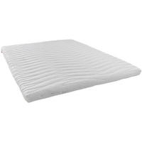 TOPPER 180/200 cm Höhe ca. 8 cm  - Weiß, Basics, Textil (180/200cm) - Elastica