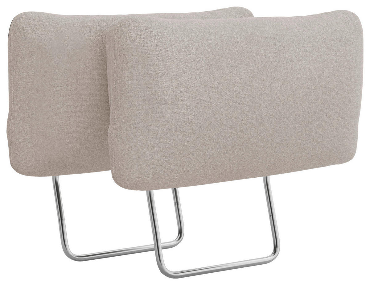 KOPFSTÜTZE - Greige, KONVENTIONELL, Textil (50/25/12cm) - Sit & More