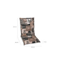 SESSELAUFLAGENSET in Beige Federn  - Beige, Basics, Textil (50/7/110cm)