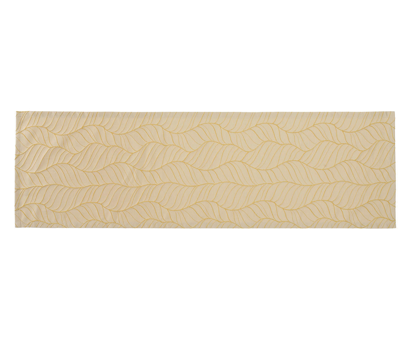 TISCHLÄUFER Milena 40/140 cm  - Gelb/Weiß, Basics, Textil (40/140cm) - Novel