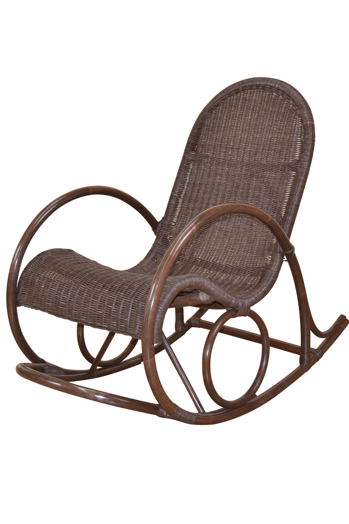 SCHAUKELSTUHL in Braun  - Braun, Natur, Holz (60/100/116cm) - MID.YOU