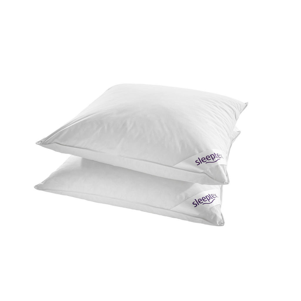 Thumbnail - Sleeptex Kopfkissen Ice, Weiß, Textil, 80x80 cm, Textiles Vertrauen - Oeko-Tex®, für Hausstauballergiker geeignet, Schla...