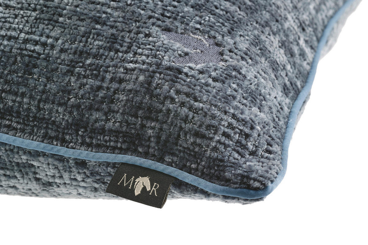 KISSENHÜLLE Marcel.Remus.Design- Andratx blau 45/45 cm  - Blau, Design, Textil (45/45cm)